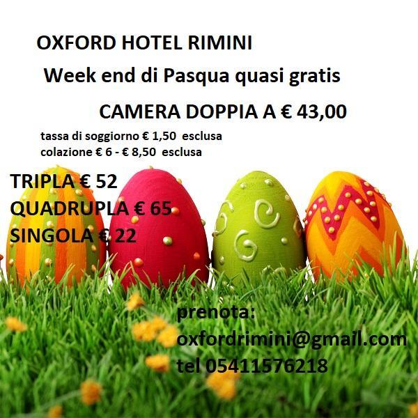 Oxford Hotel Rimini Exterior photo